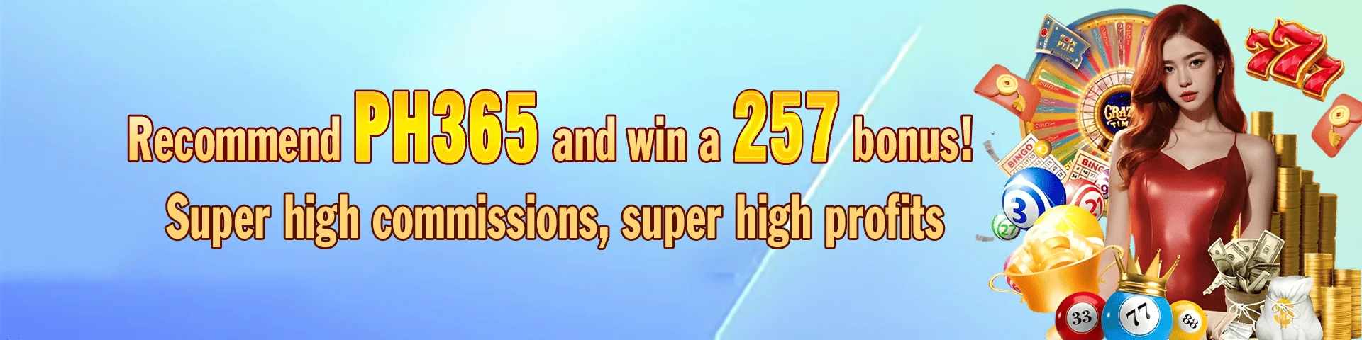 PH365 casino promotional banner 1 - Online casino games and bonuses