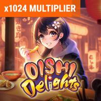 Oishi Delights slot game at PH365