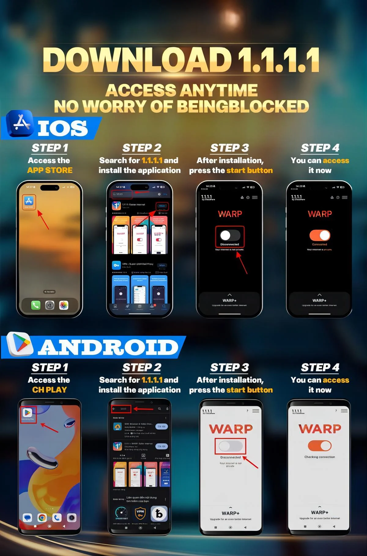 1.1.1.1 by Cloudflare – PH365 website access solution